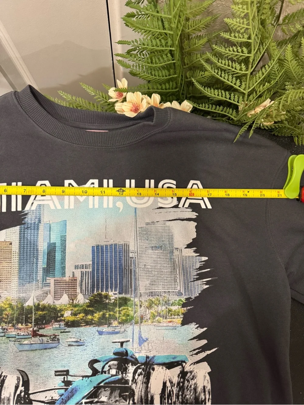 & Other Stories Charcoal Miami, USA Graphic Crewneck